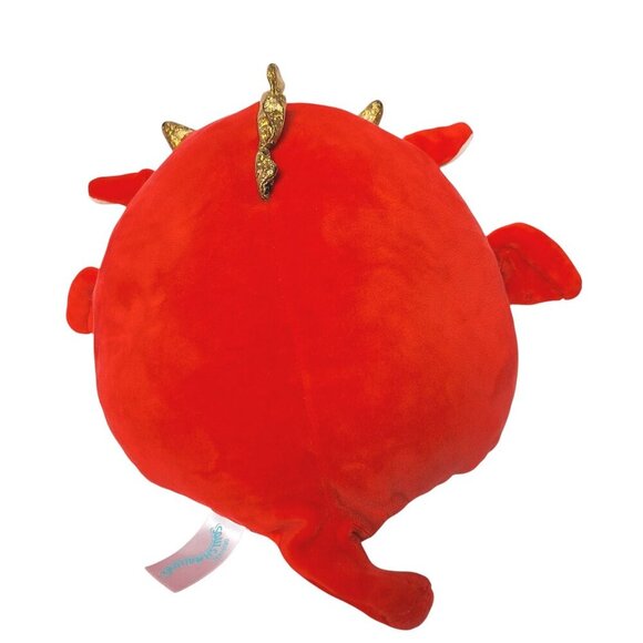 Squishmallow Baiden Red Dragon Bubble Tea Valentines Plush 8 Inch - Picture 3 of 7